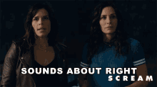 Sounds About Right Gale Weathers GIF - Sounds About Right Gale Weathers Sidney Prescott GIFs