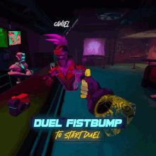 Duel Fistbump GIF - Duel Fistbump Blaston GIFs
