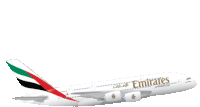 Emirates Airplane Sticker - Emirates Airplane Travel Stickers