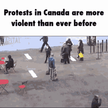 Protests In Canada More Violent GIF - Protests In Canada More Violent GIFs