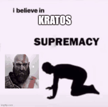 Supremacy Meme Kratos God Of War GIF - Supremacy Meme Kratos God Of War GIFs