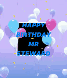 Happy Birthday Stewart GIF - Happy Birthday Stewart Balloons GIFs