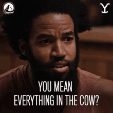 You Mean Everything In The Cow Colby GIF - You Mean Everything In The Cow Colby Denim Richards GIFs