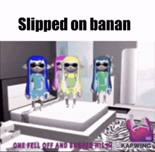 Slipped On Banan Banan GIF - Slipped On Banan Banan Banana GIFs