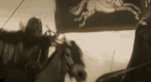 Rohirrim Lord Of The Rings GIF - Rohirrim Lord Of The Rings Charger GIFs