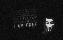 I Am Anonymous I Am Free GIF