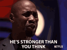 Hes Stronger Than You Think Db Woodside GIF - Hes Stronger Than You Think Db Woodside Amenadiel GIFs