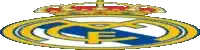 a pixel art of a real madrid logo with a crown
