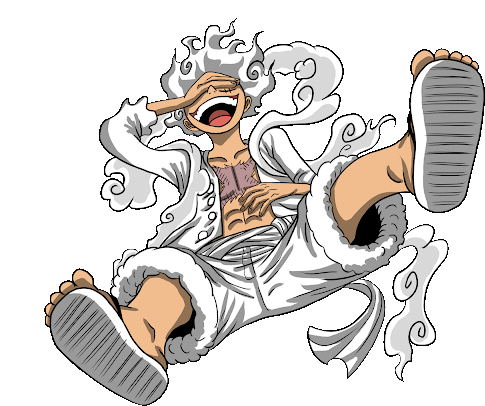 Gear 5 Luffy with logo