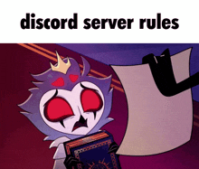 Discord Server Rules Helluva Boss GIF - Discord Server Rules Server Rules Rules GIFs