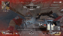 a screenshot of a video game shows a ring coming in