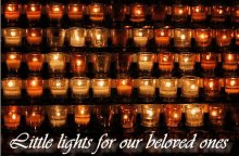 Little Lights For Our Beloved Ones Candle GIF - Little Lights For Our Beloved Ones Candle Light GIFs