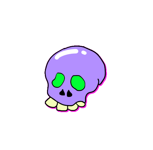 Skull Animationigu Sticker - Skull Animationigu Igu Stickers