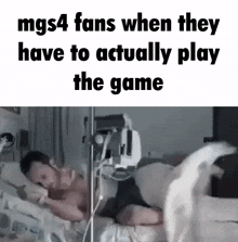 Mgs4 Mgs4 Fans When They Actually Have To Play The Game GIF - Mgs4 Mgs4 Fans When They Actually Have To Play The Game Mgs 4 GIFs