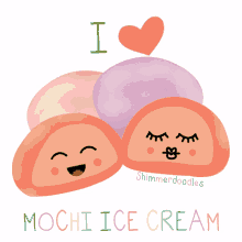 mochi mochi ice cream kawaii hawaii shimmerdoodles