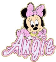 Angie Minnie Mouse Sticker - Angie Minnie Mouse Baby Minnie Stickers