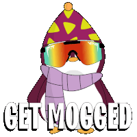 Get Mogged You Got Mogged Sticker - Get Mogged Mog Mogged Stickers