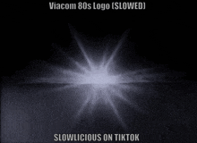 a viacom 80s logo is slowed down on tiktok