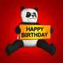 Panda Birthday Sign Happy Birthday Panda GIF - Panda Birthday Sign Happy Birthday Panda Birthday Greetings GIFs