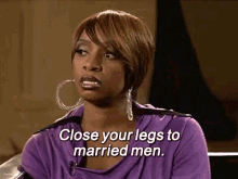 Real Housewives Close Your Legs GIF - Real Housewives Close Your Legs Married Man GIFs