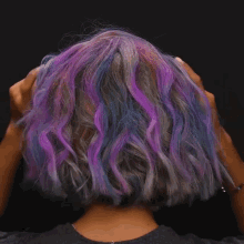 Colorful Hair Hair Style GIF - Colorful Hair Hair Style Getting Ready GIFs