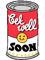 Get Well Soon Soup Sticker