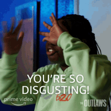 Youre So Disgusting Esme GIF - Youre So Disgusting Esme The Outlaws GIFs