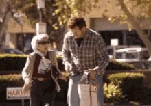 Chris Pratt Old Lady GIF - Chris Pratt Old Lady Crossing GIFs