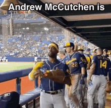 Andrew Mccutchen Sword GIF - Andrew McCutchen Sword Pittsburgh