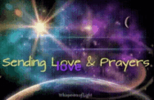 Sending Love And Prayers Galaxy GIF - Sending Love And Prayers Galaxy Outer Space GIFs