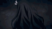 a woman 's torso is shown in a dark room in a cartoon