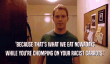 Peep Show Carrots GIF - Peep Show Carrots Thats What We Eat Nowadays GIFs