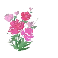 the flower is pretty because you are written below a painting of flowers