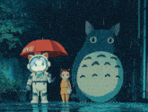 a cartoon character with a red umbrella that says ing on it