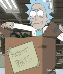 Rick And Morty Unpacking GIF - Rick And Morty Rick Unpacking GIFs