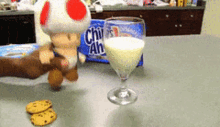 Sml Toad GIF - Sml Toad Milk And Cookies GIFs