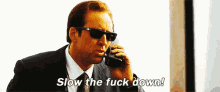 Slow The Fuck Down - Slow GIF - Slow Slow The Fuck Down Nicolas Cage GIFs
