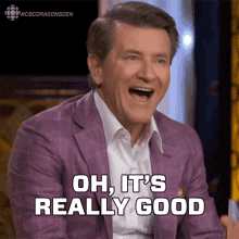 Oh Its Really Good Robert Herjavec GIF - Oh Its Really Good Robert Herjavec Dragons Den GIFs