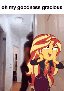Oh My Goodness Gracious Equestria Girls GIF - Oh My Goodness Gracious Equestria Girls Sunset Shimmer GIFs