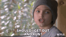 Should I Get Out And Run Izzy G GIF - Should I Get Out And Run Izzy G Aj Douglas GIFs