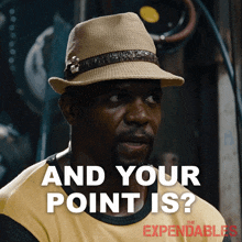 And Your Point Is Hale Caesar GIF - And Your Point Is Hale Caesar Terry Crews GIFs
