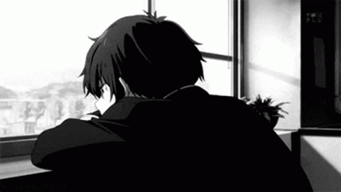 Dark Sad Lonely Phone Anime GIF