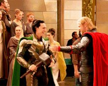 Tom Hiddleston Chris Hemsworth Thor Loki GIF - Tom Hiddleston Chris Hemsworth Thor Loki Hiddlesworth GIFs