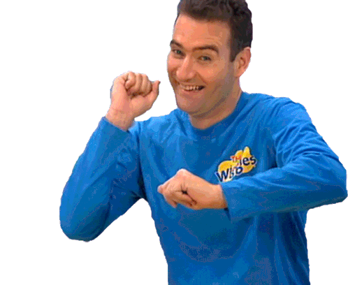 Thumbs Up Anthony Wiggle Sticker - Thumbs Up Anthony Wiggle The Wiggles Stickers