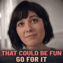 Go For It Could Be Fun GIF - Go For It Could Be Fun Just Do It GIFs