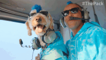 Flying The Pack GIF - Flying The Pack Flight With The Dog GIFs