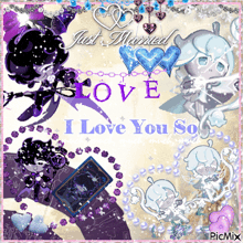 a picture that says just married love you so