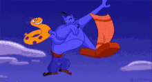 Packing For Vacation GIF - Aladdin Genie Packing GIFs