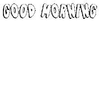 a blue and white penguin with the words " good morning " below it