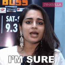 I'M Sure Ayesha Khan GIF - I'M Sure Ayesha Khan Pinkvilla GIFs